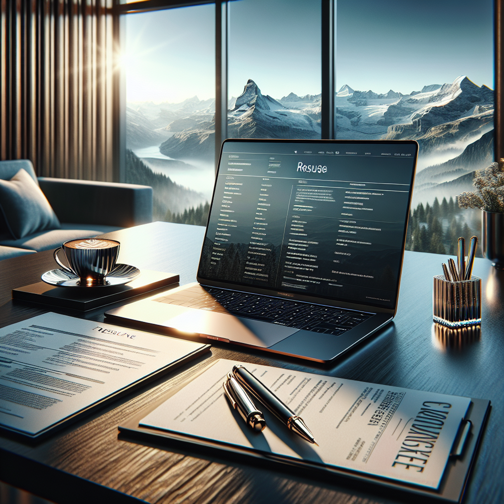 Lebenslauf und Jobangebote: Der Schlüssel zum Erfolg im Schweizer Arbeitsmarkt